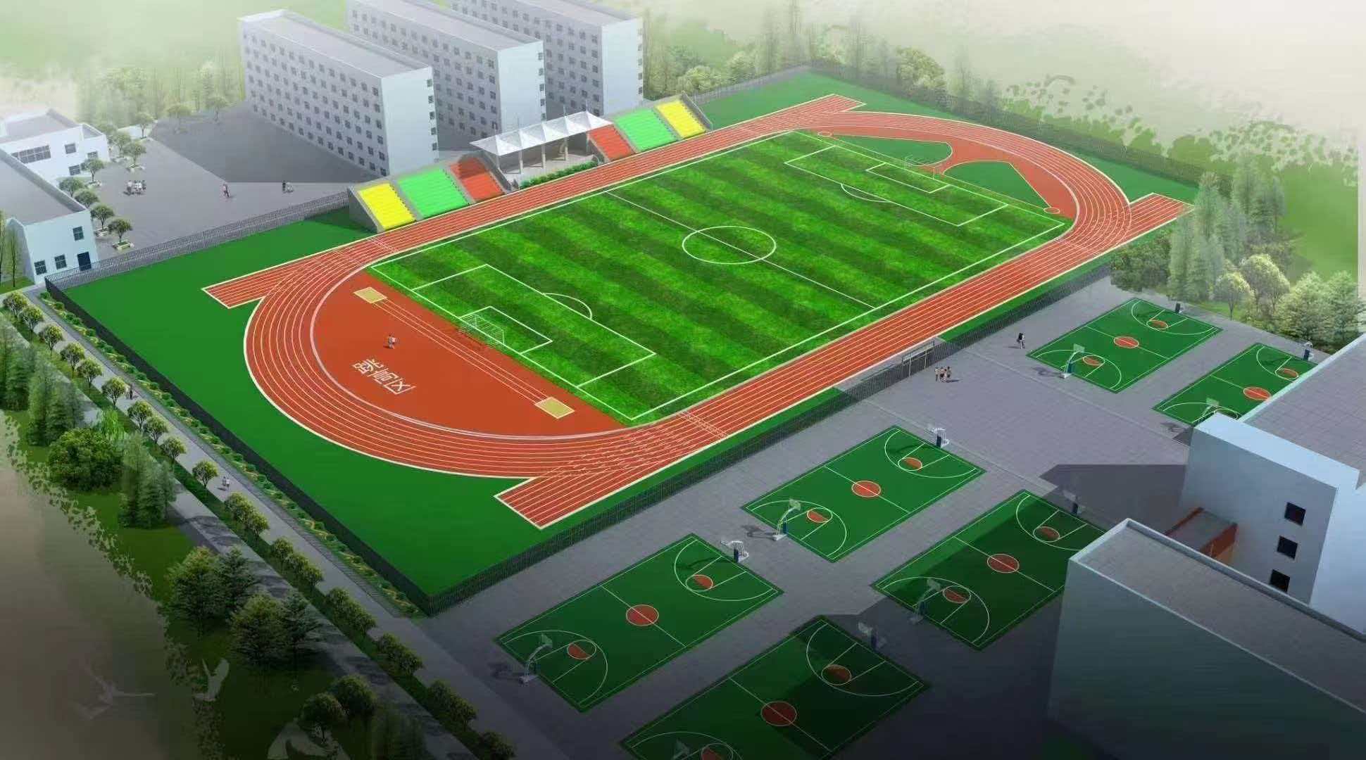 天水市学校运动操场学校运动操场 - 厂家